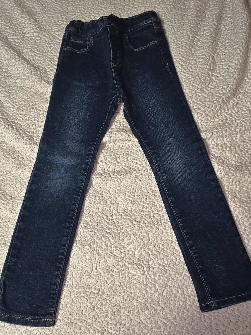Old Navy Girls Size 5 Skinny Adjustable Waist Dark Blue Jeans
